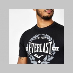 Everlast čierne pánske tričko s tlačeným logom materiál 100% bavlna